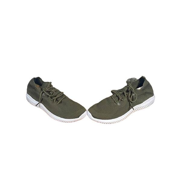 Mr. P Olive Green Running Sneakers Men Sz 7/40 - Picture 2 of 11